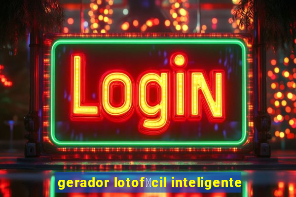 gerador lotof谩cil inteligente